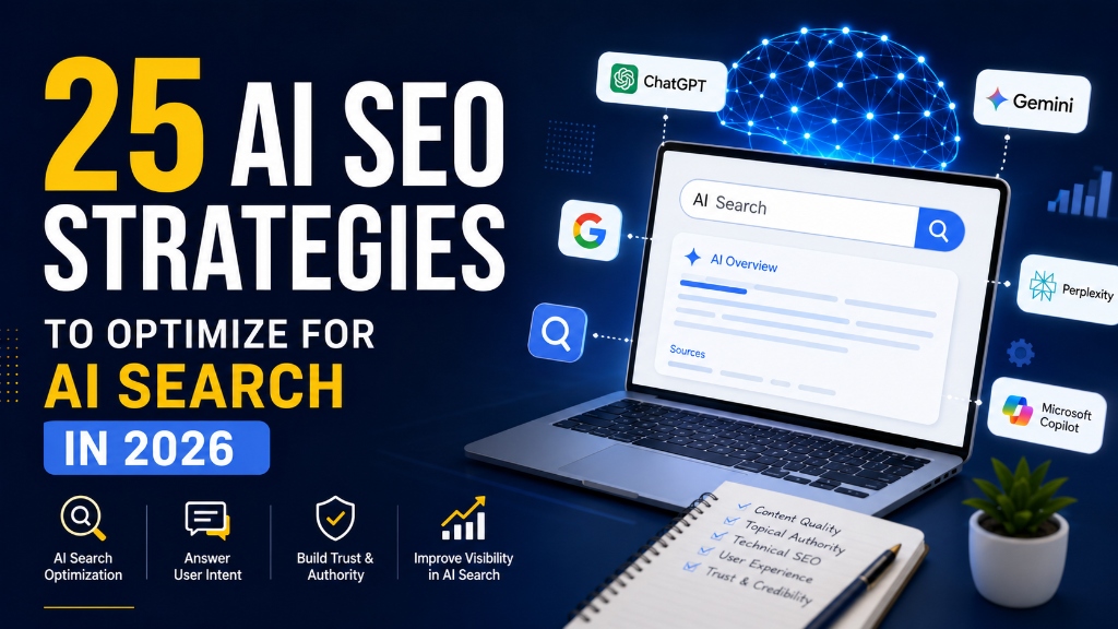 25 AI SEO Strategies Cover