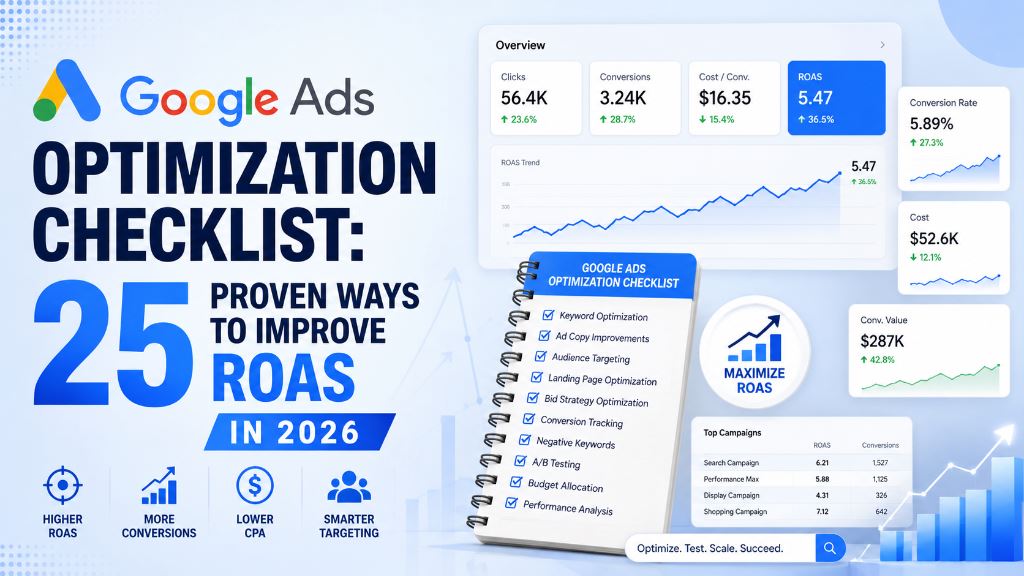 Google Ads Optimization Checklist: 25 Ways to Improve ROAS