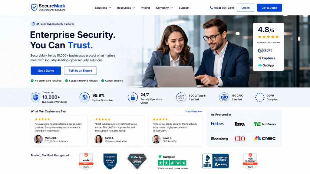 Google Ads Optimization: Add Trust Signals to Landing Pages