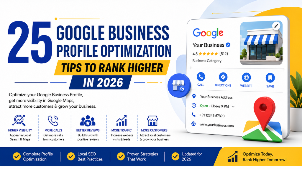 25 Google Business Profile Optimization Tips to Rank Higher in 2026 Cover