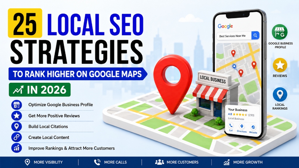25 Local SEO Strategies to Rank Higher on Google Maps in 2026