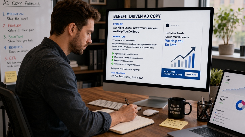 Writing Benefit-Driven Ad Copy and Headline Formulas