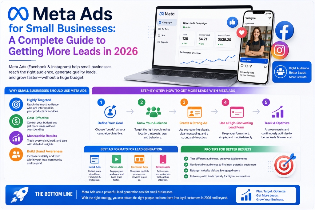 Meta Ads for Small Businesses: A Complete Guide to Getting More Leads in 2026 Cover