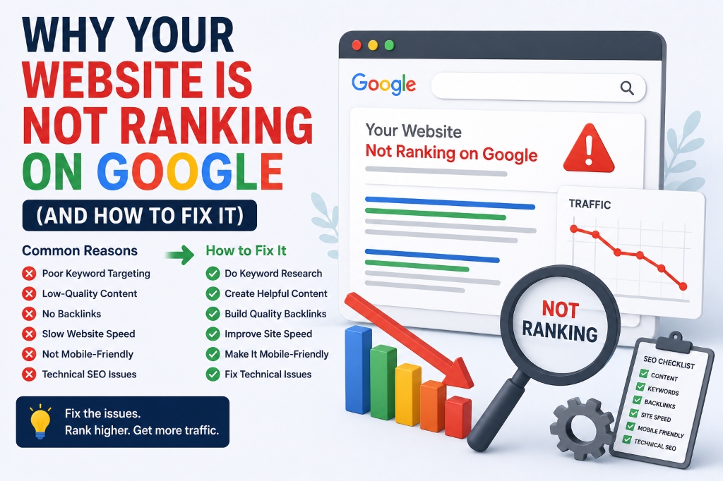 Why Your Website Is Not Ranking on Google (And How to Fix It) Cover