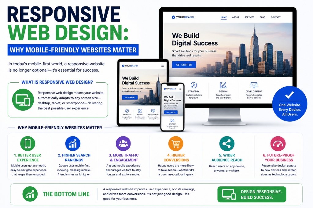 Responsive Web Design: Why Mobile-Friendly Websites Matter Cover