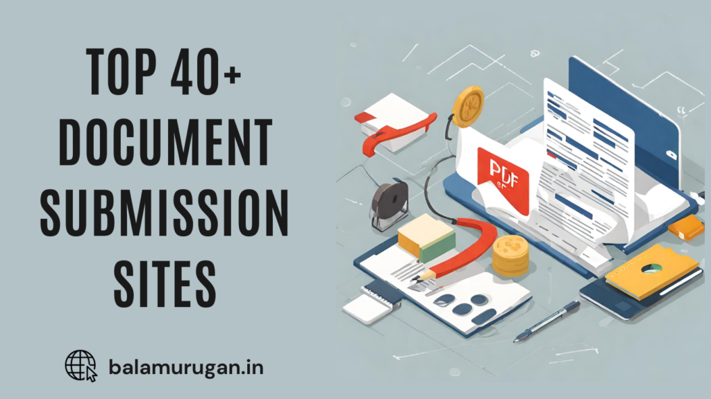 Top 40+ Document Submission Sites